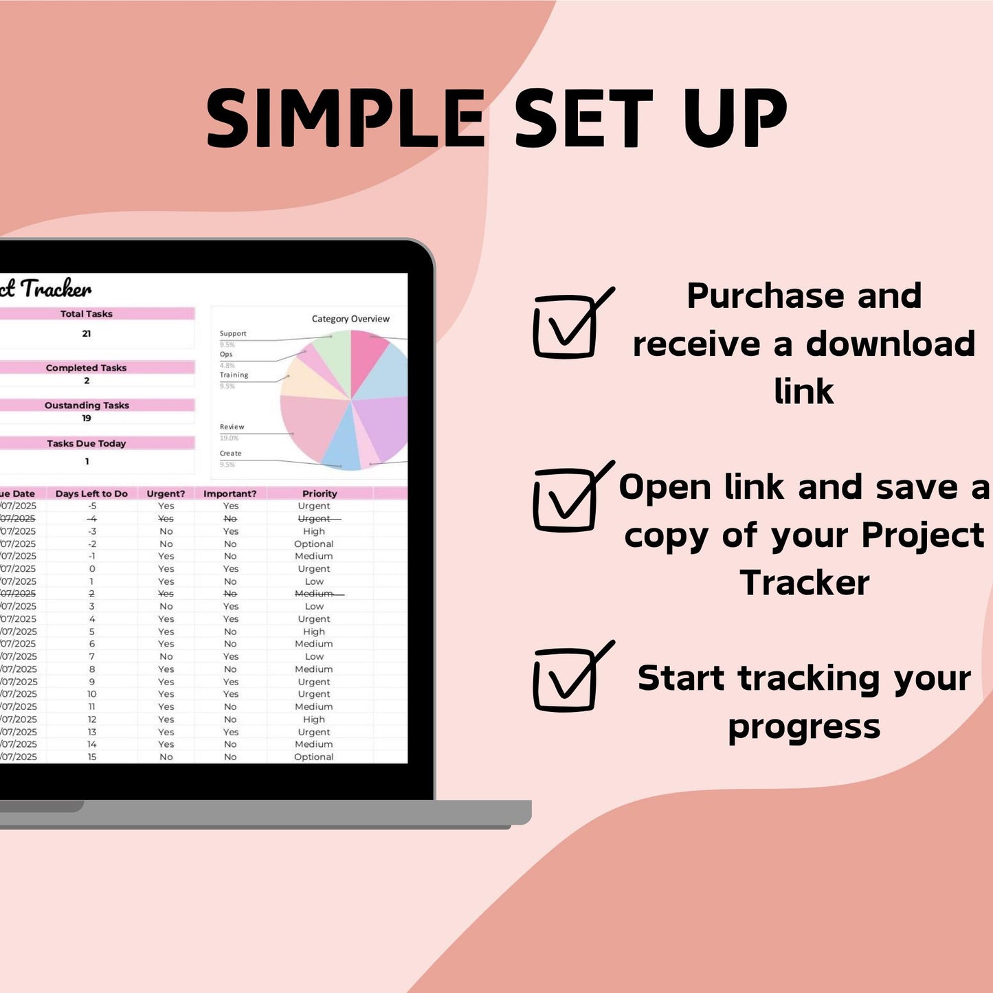 Project Management Tracker Spreadsheet - Google Sheets
