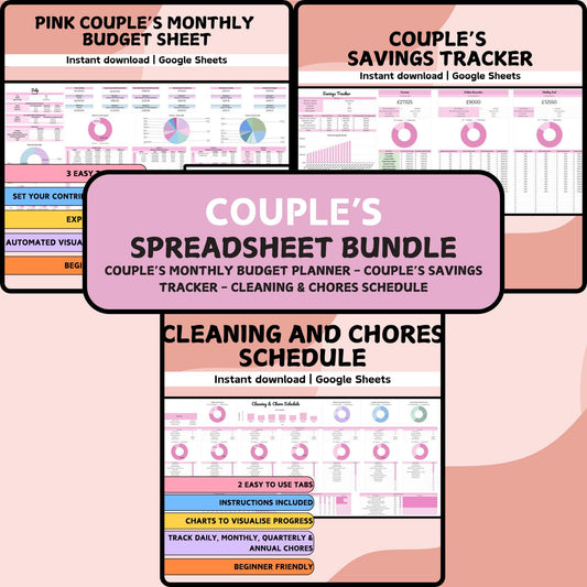 Couple's Spreadsheet Bundle - Google Sheets