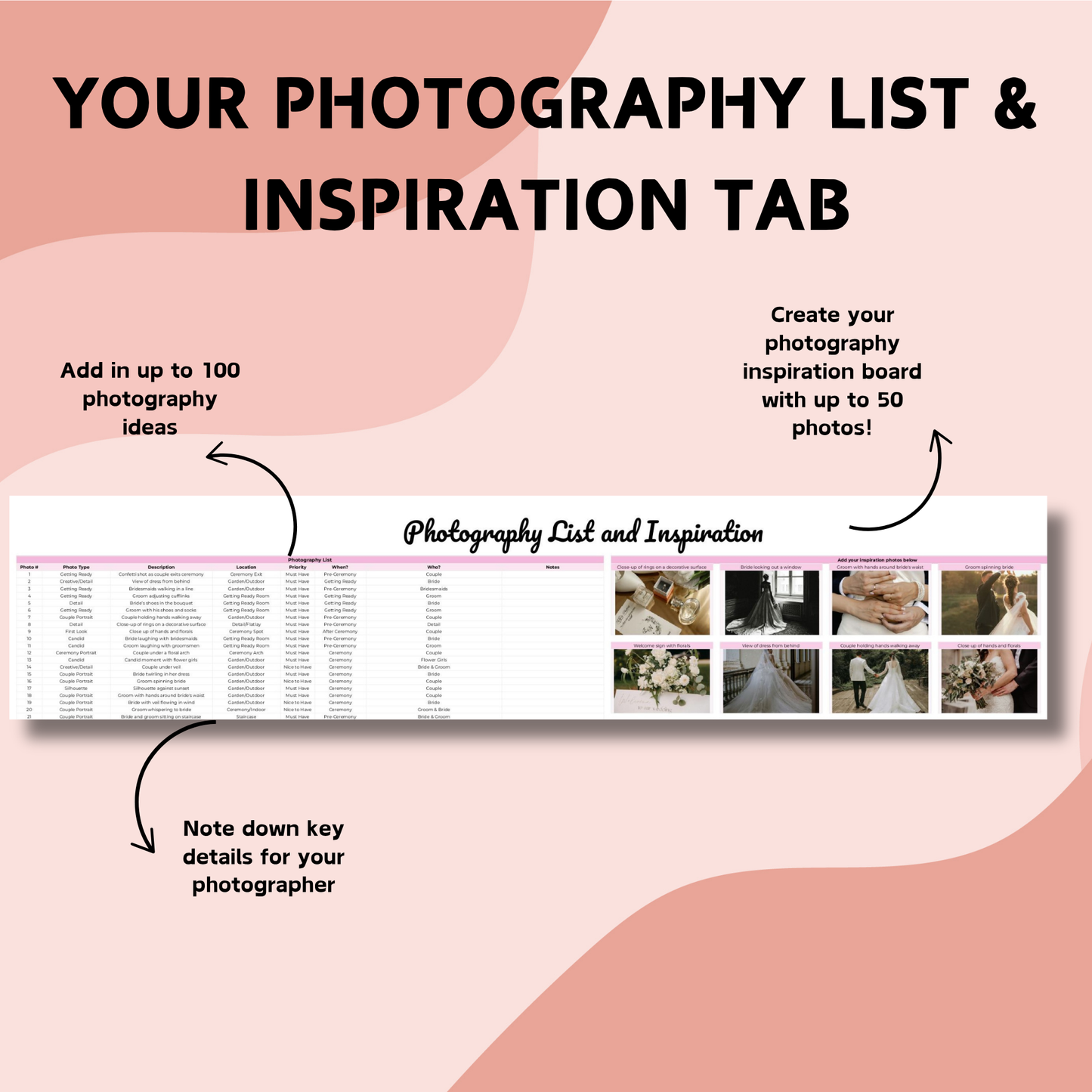 Ultimate Wedding Planner Spreadsheet - Google Sheets