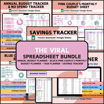 The Viral Spreadsheet Bundle - Google Sheets