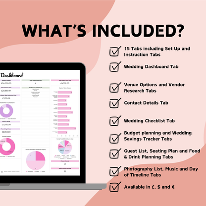 Ultimate Wedding Planner Spreadsheet - Google Sheets
