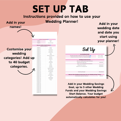 Ultimate Wedding Planner Spreadsheet - Google Sheets