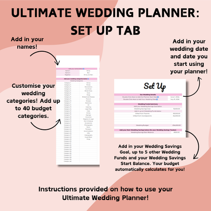 Ultimate Wedding Planner & Honeymoon Planner Bundle