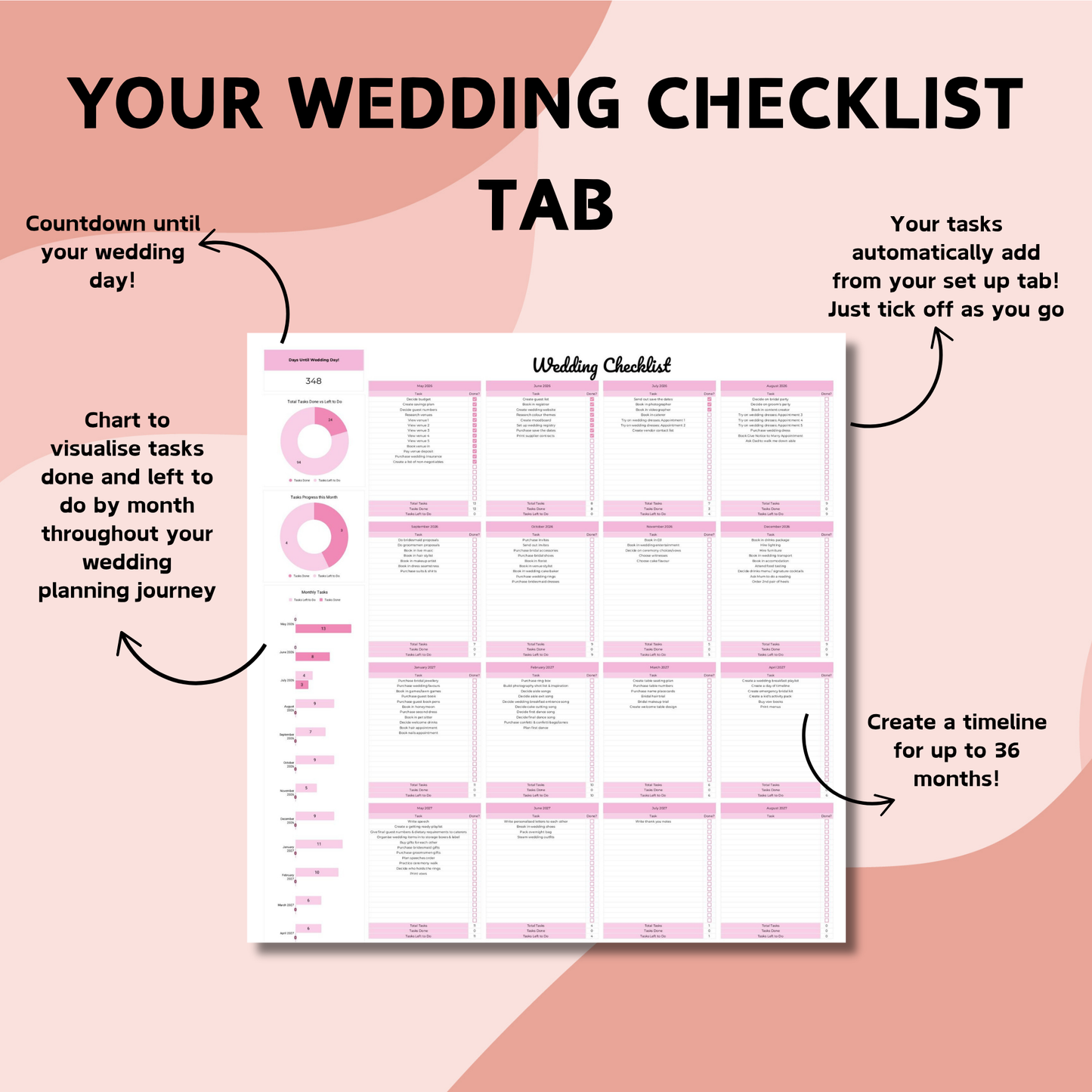 Wedding Checklist Spreadsheet
