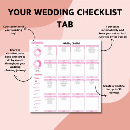Wedding Checklist Spreadsheet