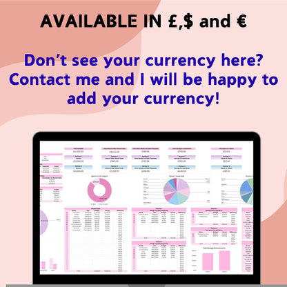 Pink Couple's Monthly Budget Planner - Google Sheets