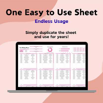 Hourly Time Blocking Planner Spreadsheet - Google Sheets