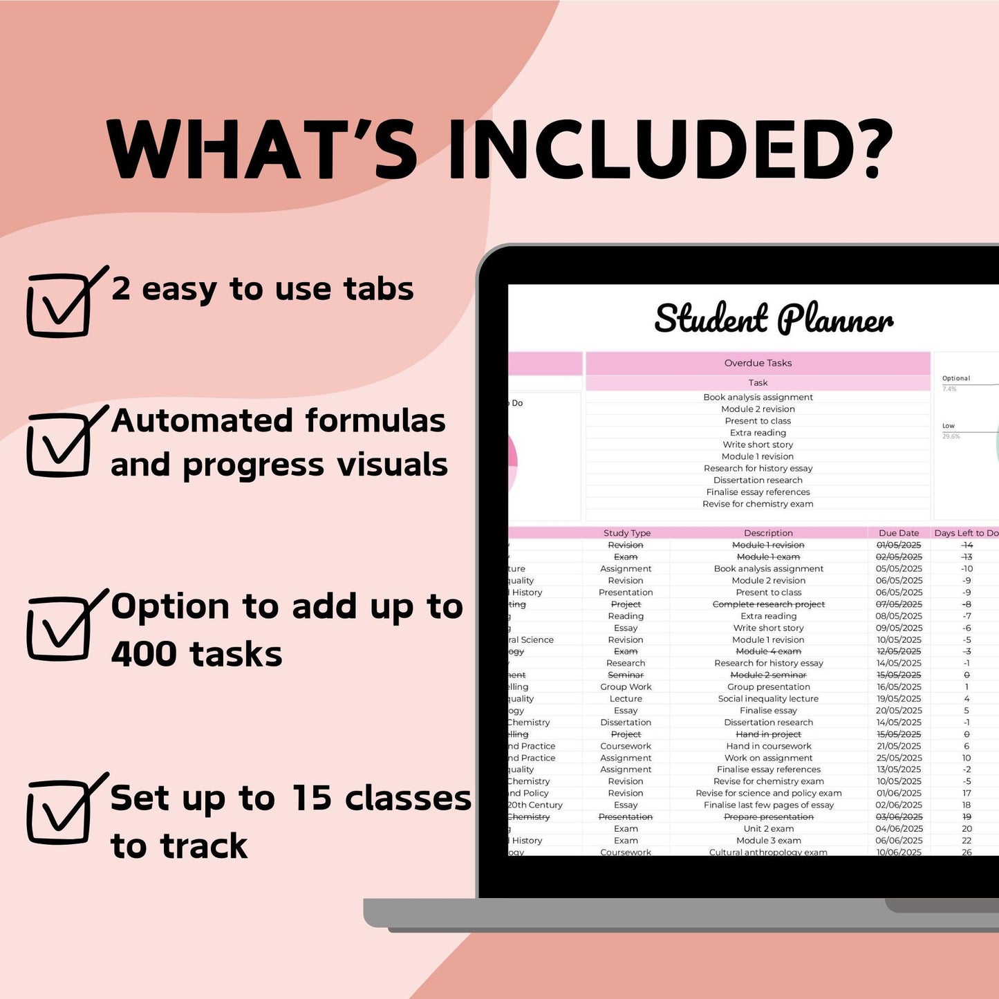 Student Assignment Tracker - Google Sheets