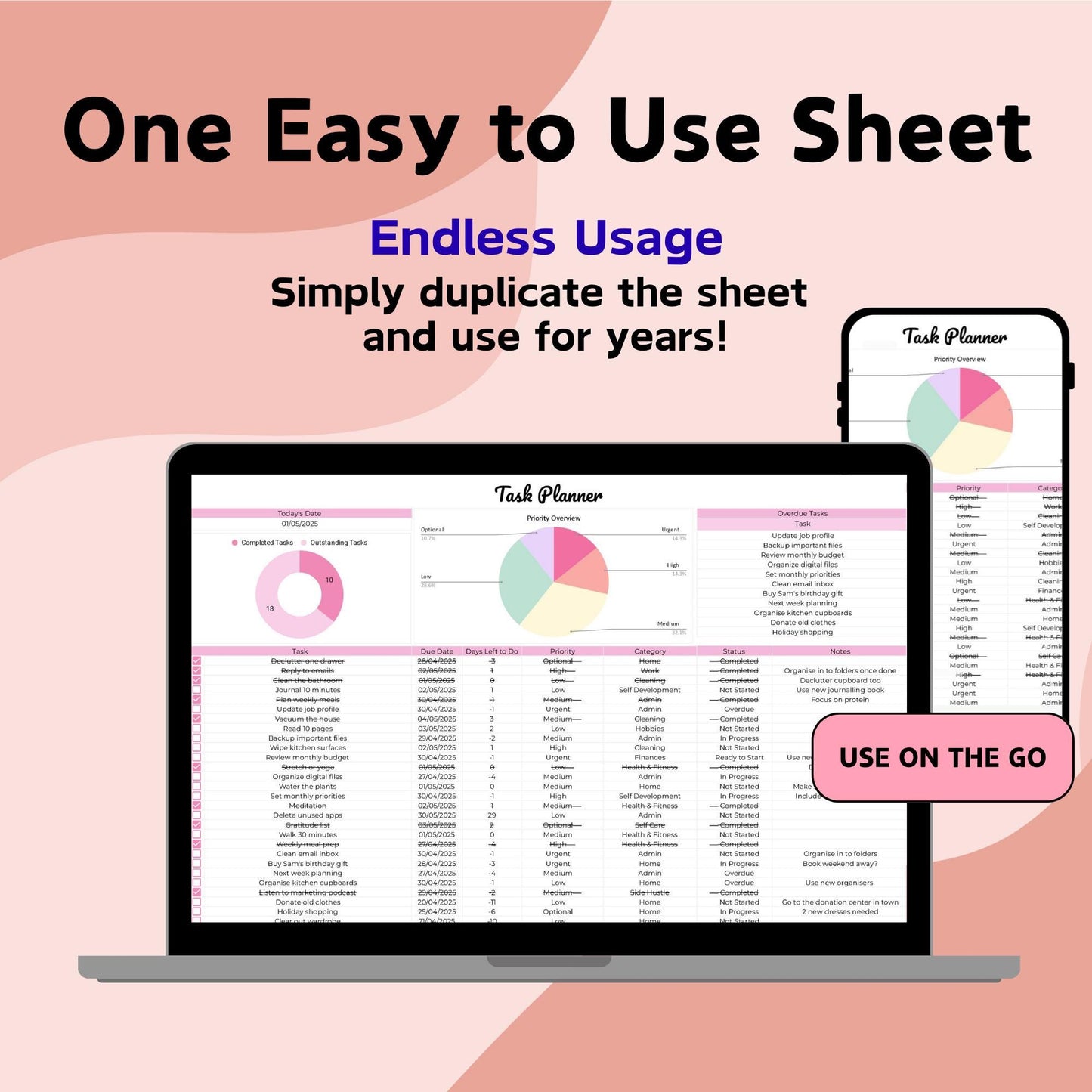 Task Planner - Google Sheets