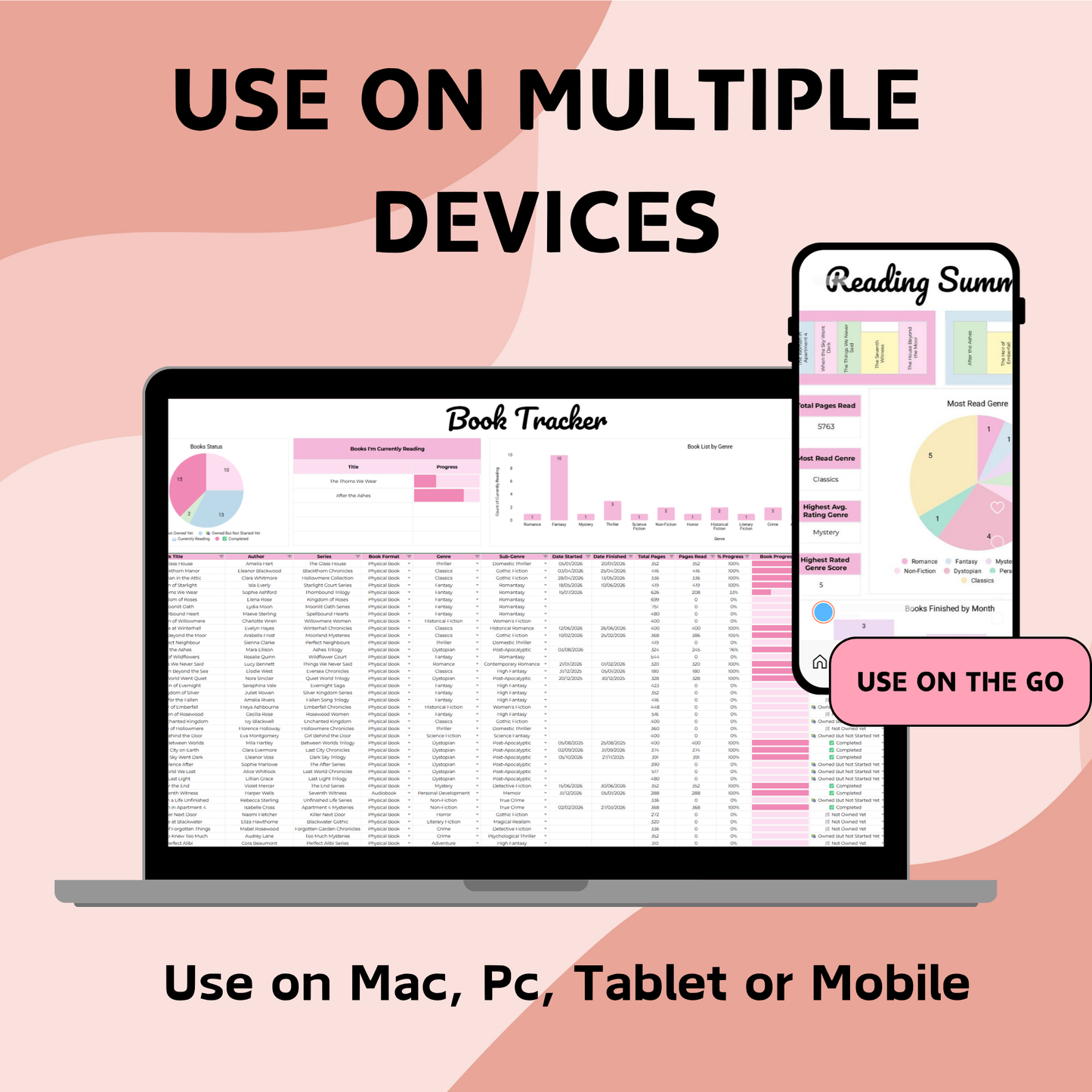 Book Tracker Spreadsheet - Google Sheets