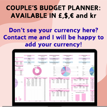 Starter Couple's Spreadsheet Bundle - Google Sheets