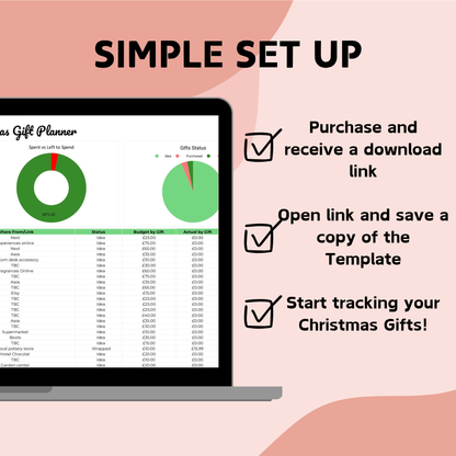 Christmas Gift Planner Spreadsheet - Google Sheets