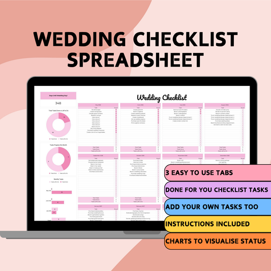 Wedding Checklist Spreadsheet
