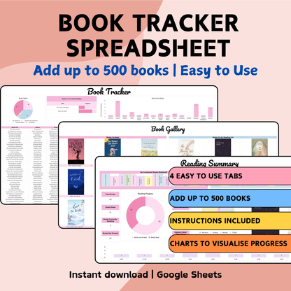 Book Tracker Spreadsheet - Google Sheets