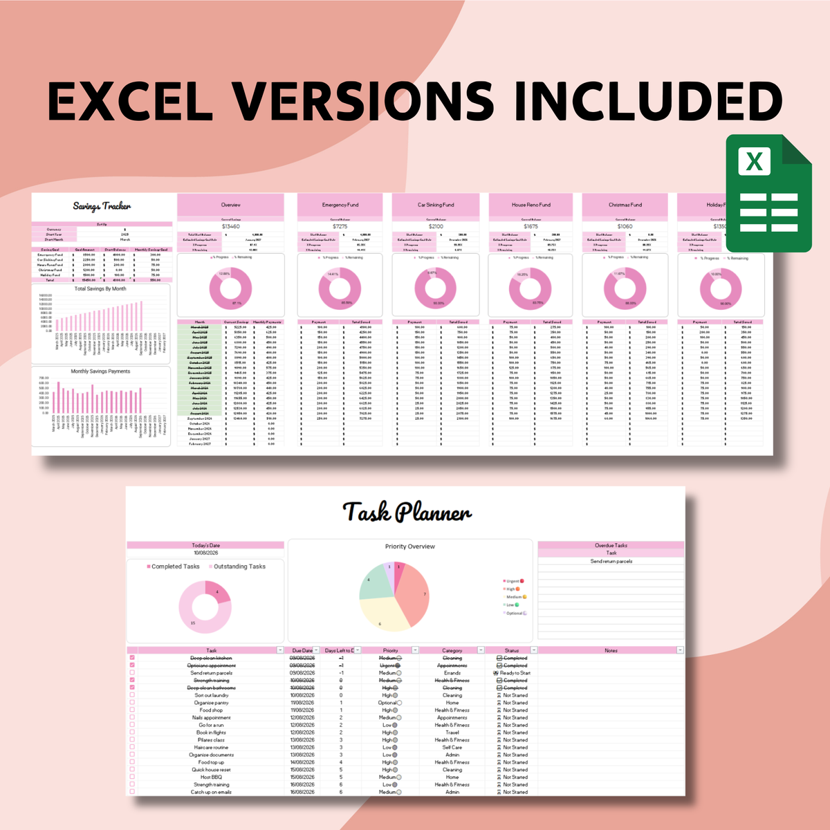 The Viral Spreadsheet Bundle - Google Sheets & Excel