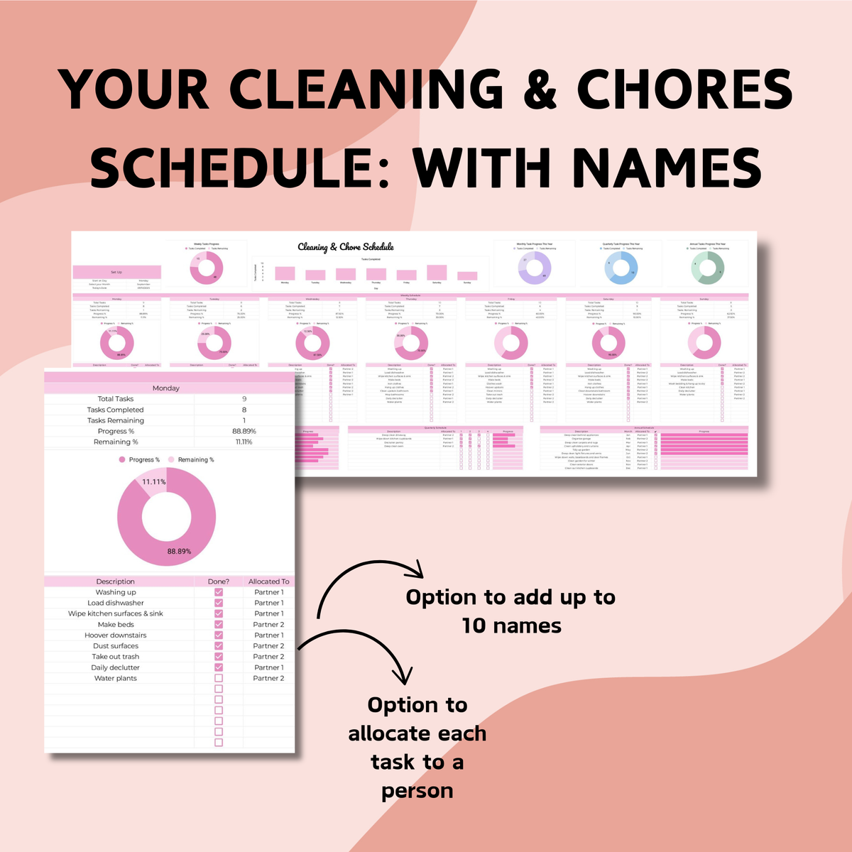 Ultimate Couple's Spreadsheet Bundle - Google Sheets
