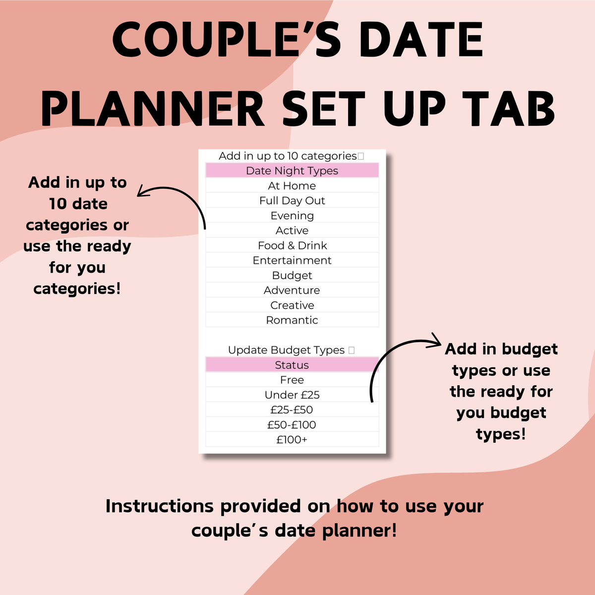 Ultimate Couple's Spreadsheet Bundle - Google Sheets