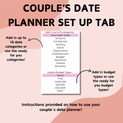 Ultimate Couple's Spreadsheet Bundle - Google Sheets