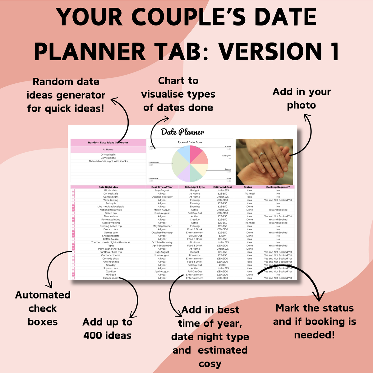 Ultimate Couple's Spreadsheet Bundle - Google Sheets