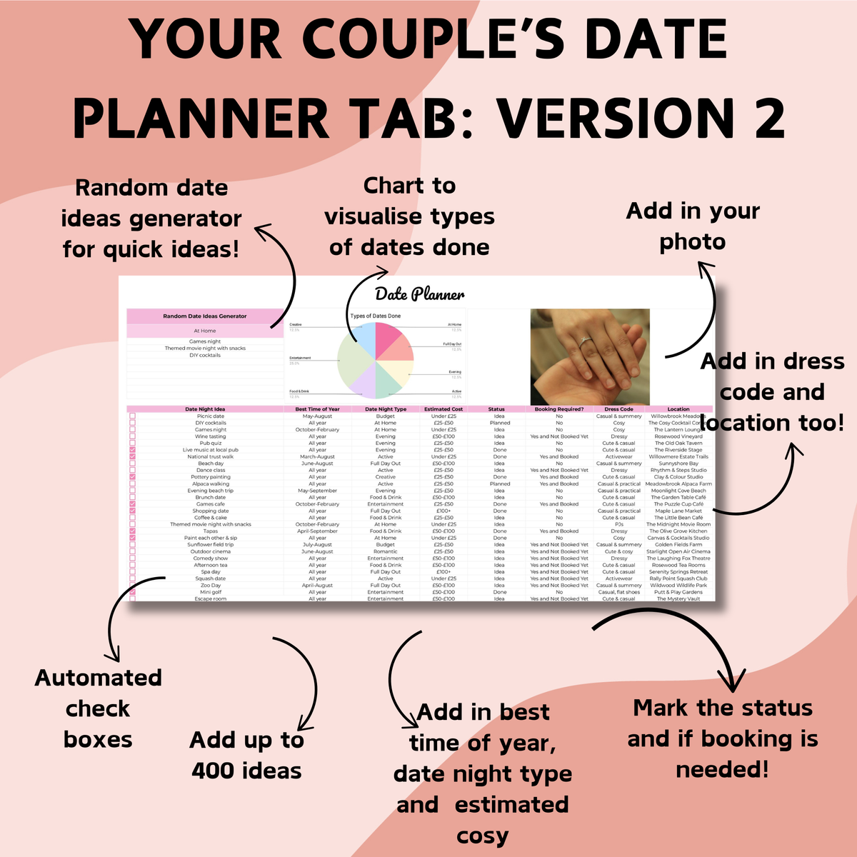 Ultimate Couple's Spreadsheet Bundle - Google Sheets