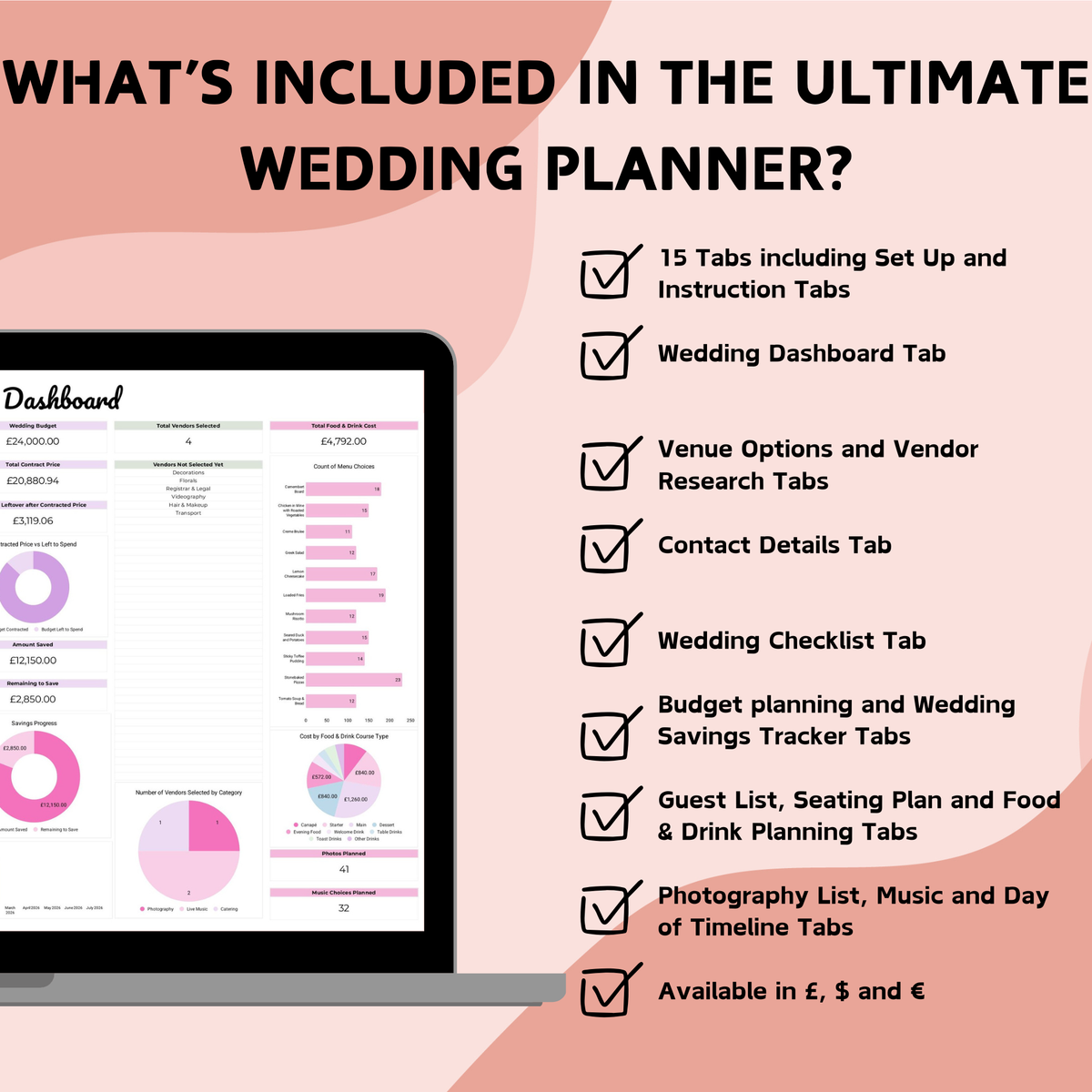 Ultimate Couple's Spreadsheet Bundle - Google Sheets