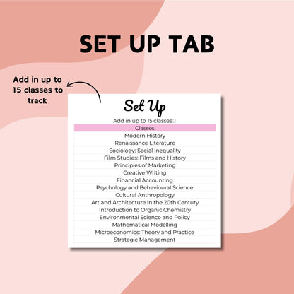 Student Assignment Tracker - Google Sheets