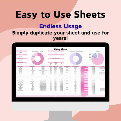 New Home Planner Spreadsheet - Google Sheets