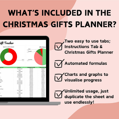 Christmas Gift Planner Spreadsheet - Google Sheets