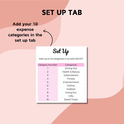 Pink Biweekly Budget Planner (12 Tabs for Full Year) - Google Sheets