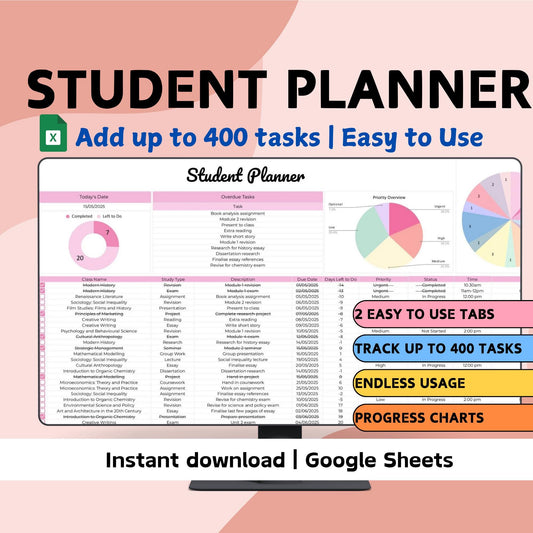 Student Assignment Tracker - Google Sheets