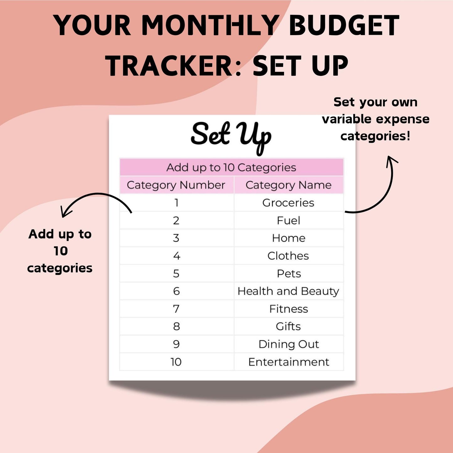 Pink Budget by 4 Monthly Budget Planner - Google Sheets