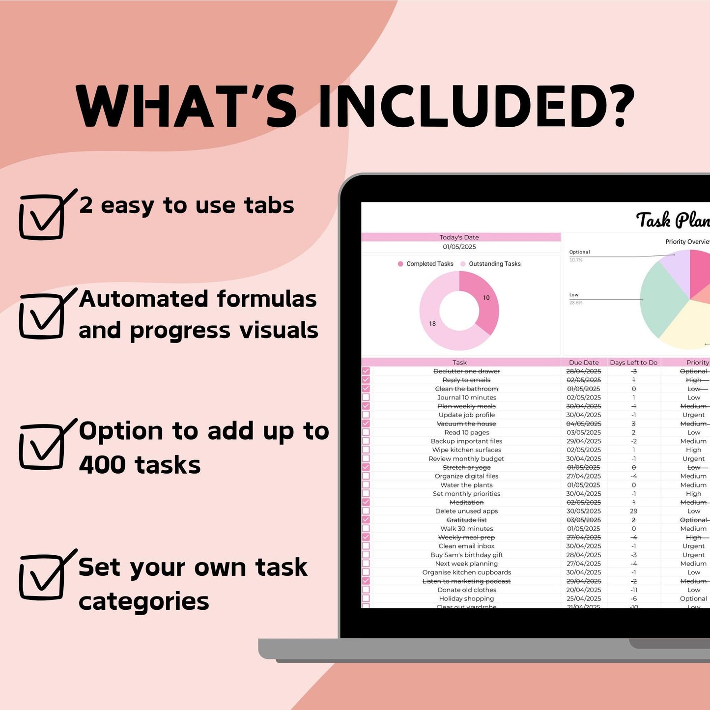 Task Planner - Google Sheets