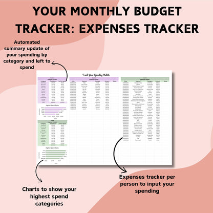 Blue Couple's Monthly Budget Planner - Google Sheets